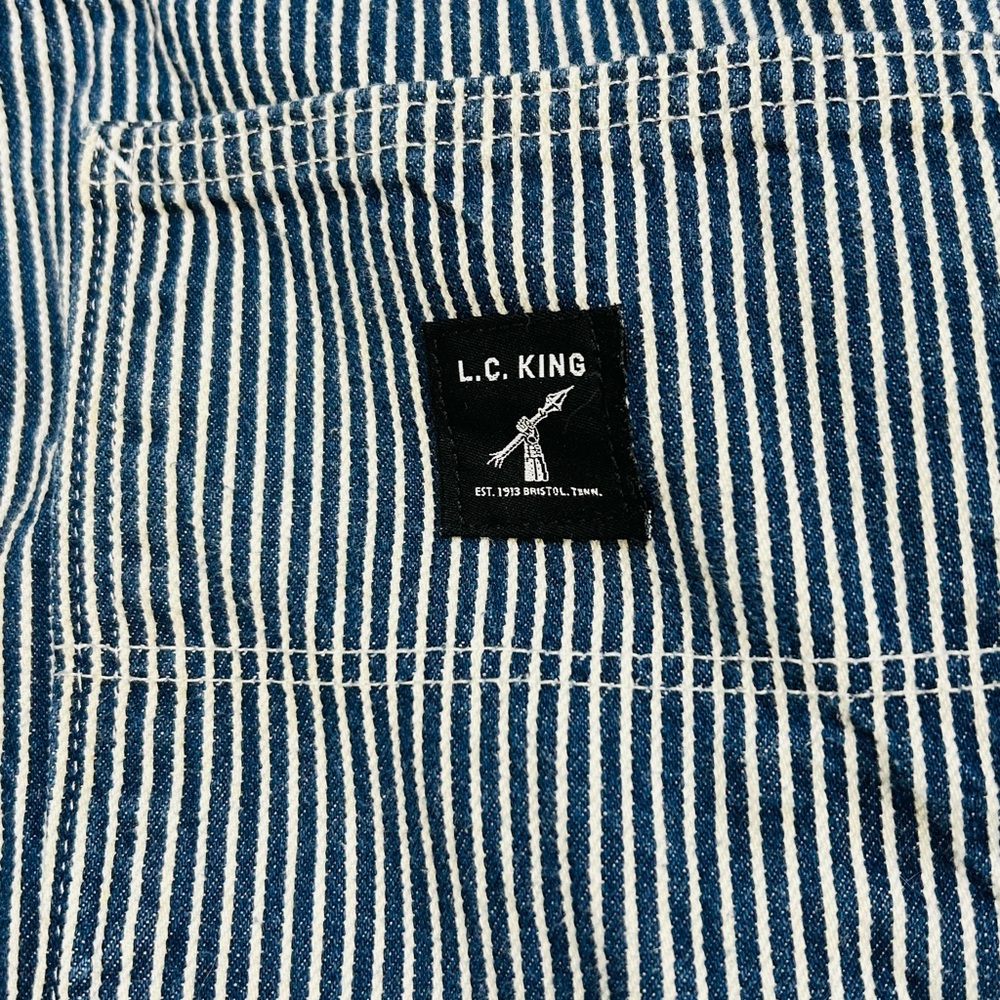 Blue Striped Men's Jeans